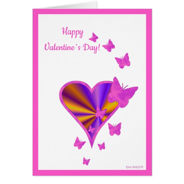 Rainbow heart and Butterfly (Devant)