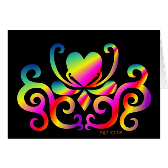Rainbow Heart et Lily (Devant horizontal)