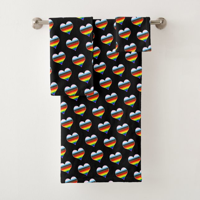 Rainbow Heart Motif (En situation)
