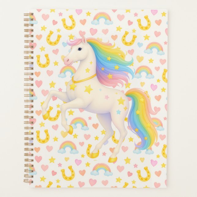 Rainbow Horses Planner for Kids — Cooper & Cody, C (Devant)