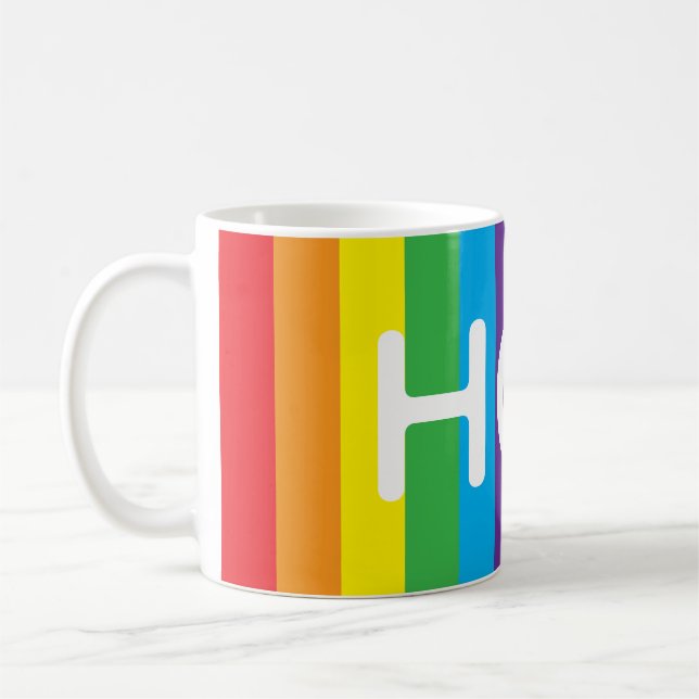 Rainbow "HOT" Mug (Gauche)