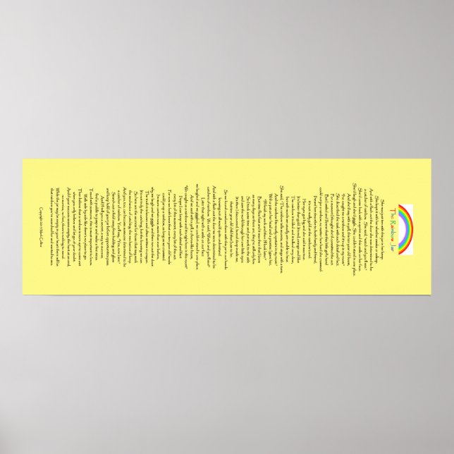 Rainbow Jar POSTER (Devant)