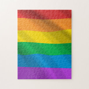 Rainbow LGBT Drapeau Jigsaw Puzzle - Puzzle de fie