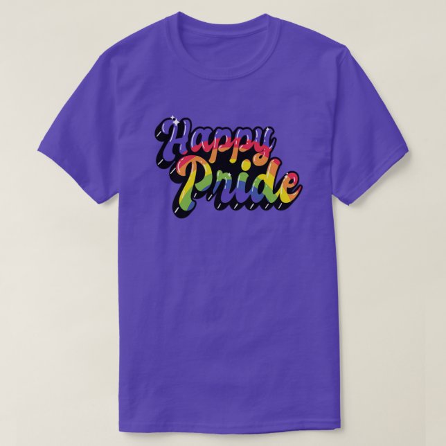 Rainbow LGBTQ Mois Gay pride TShirts (Design devant)