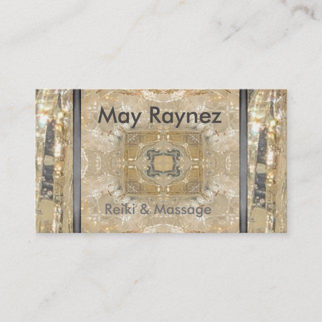 Rainbow LightWorker Reiki Cartes de visite spiritu (Devant)