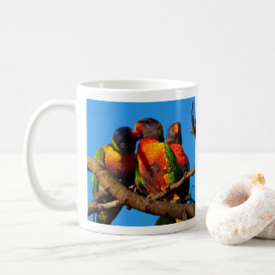 Rainbow Lorikeet photo tasse à café