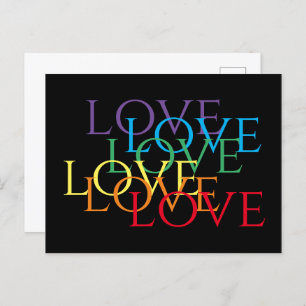 RAINBOW LOVE Carte postale II