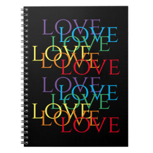 RAINBOW LOVE II 6,5x8,75 Carnet spiral