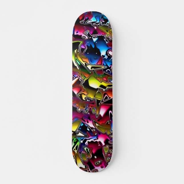 Rainbow Melt Skateboard (Devant)