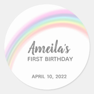 Rainbow merci sticker