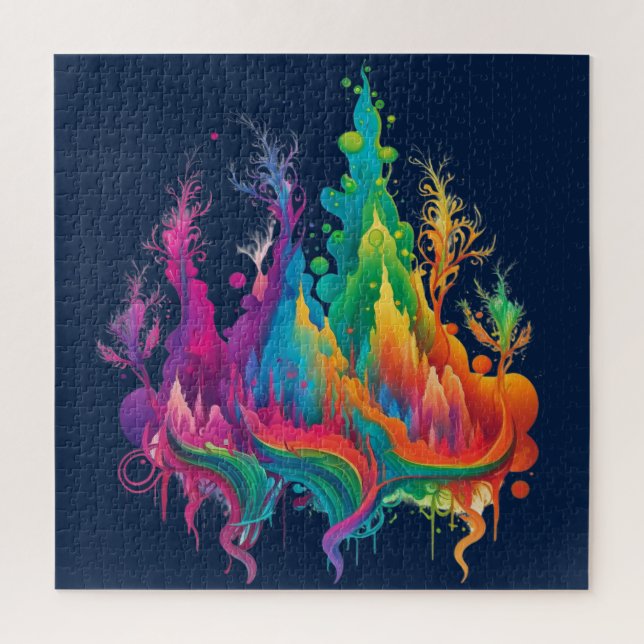 Rainbow Mountains Jigsaw Puzzle (Vertical)