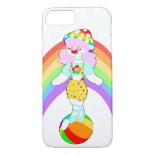 Rainbow Mushroom Clown Girl iPhone / coque ipad