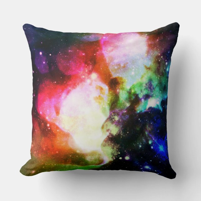 Rainbow Nebula Galaxy Coussin (Recto)