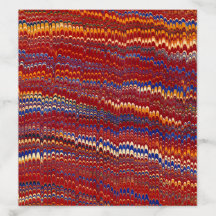 Rainbow Nonpareil Mariage en papier marbrée