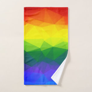 Rainbow Ombre Polygon