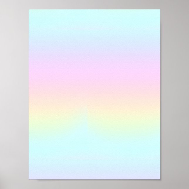Rainbow Pattern Instant Download Poster (Devant)