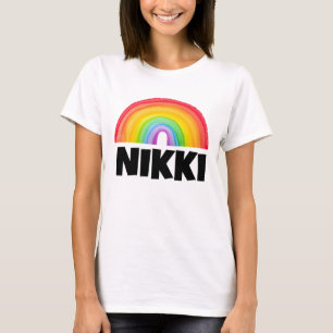 RAINBOW PERSONNALISÉ T-SHIRTS AJOUTER LE NOM