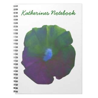 Rainbow Petunia Carnet personnalisable