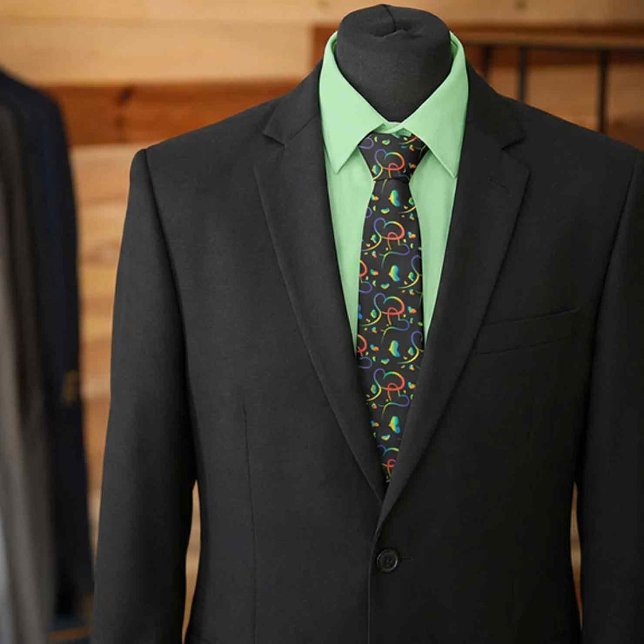 Rainbow Pride Valentine Cravate (Créateur téléchargé)