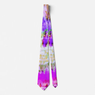 *~* Rainbow PsychodelCool Hipster Tie Dye Cravate