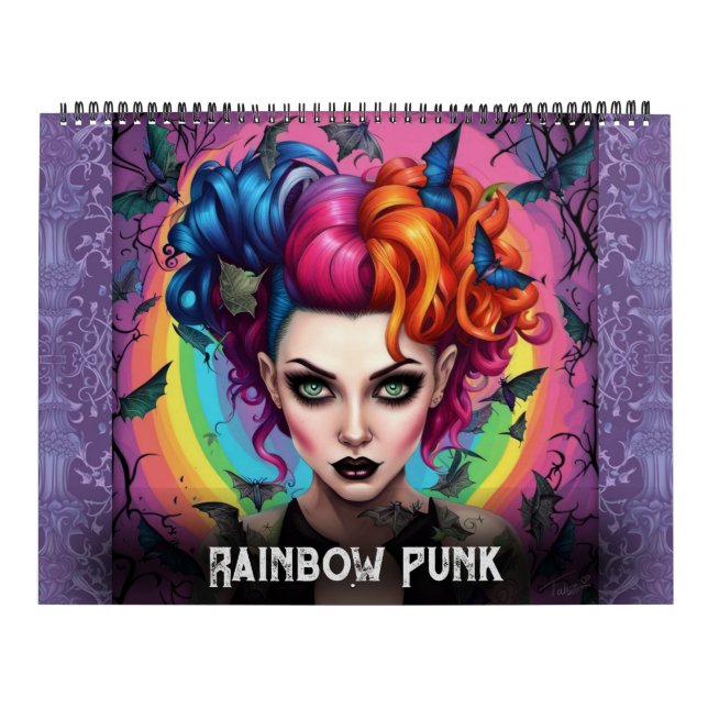 Rainbow Punks par Ivy et Bat Art Calendrier (Protection)