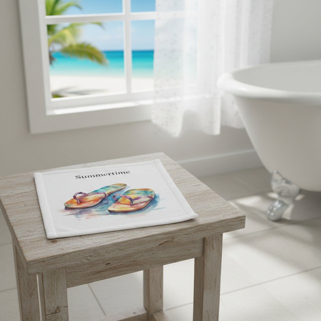 Rainbow Reef Flip Flops, personnalisées (Créateur téléchargé)