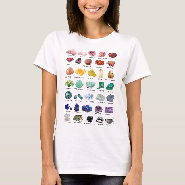 Rainbow Rocks Crystal Collection T-Shirt femmes (Devant)