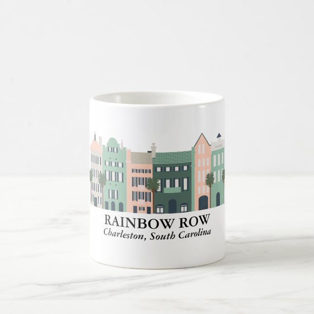 Rainbow Row Charleston Caroline du Sud Mug (Centre)