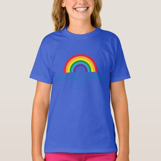 Rainbow School Since 1978 T-Shirt (Devant)
