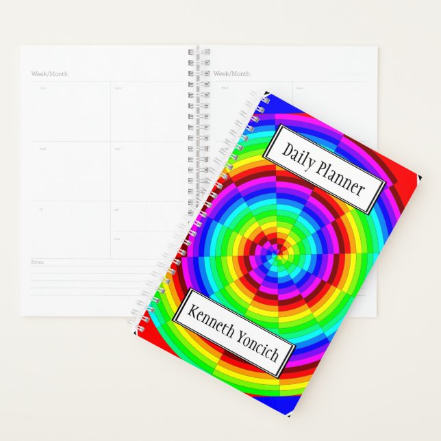 Rainbow Spiral par Kenneth Yoncich (Devant avec enveloppe)