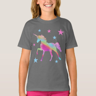 Rainbow Unicorn Et Stars T-Shirt