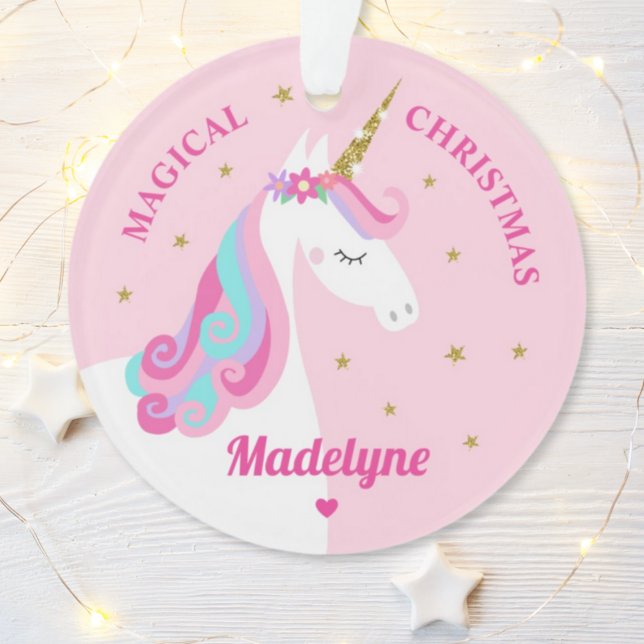 Rainbow Unicorn rose de Noël magique (Créateur téléchargé)