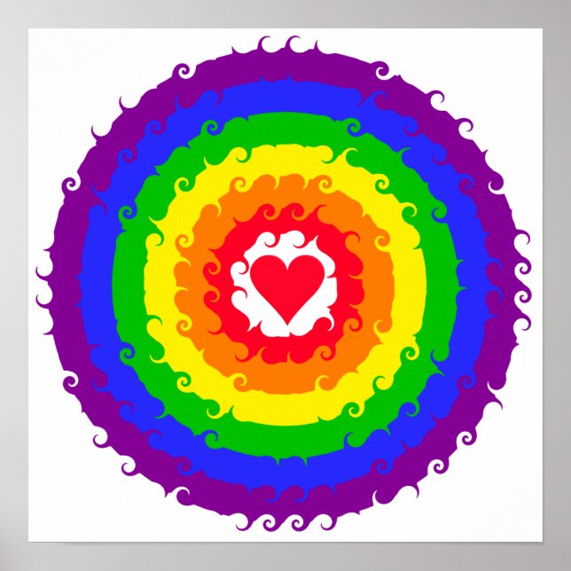 Rainbow Wheel poster (Devant)
