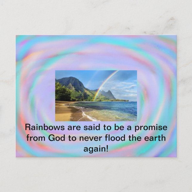 Rainbows sur carte postale (Devant)