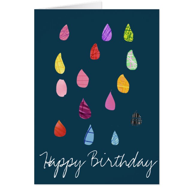 Raindrop boho coloré créatif (Devant)