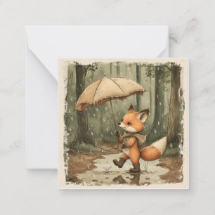 Raindrops & Rainbows : Cartes Fox pour Happy Heart