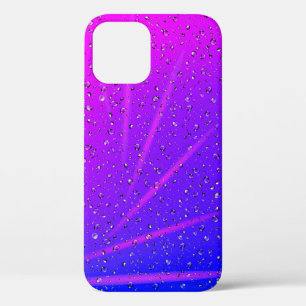 Raindrops Sur Neon Abstrait Coque-Mate coque iphon