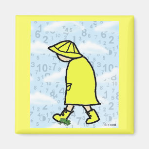 Rainy Day Boy Magnet