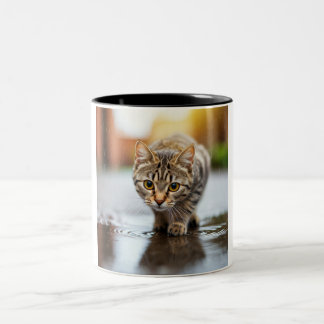 Rainy Day Cat Cat Coffee Mug