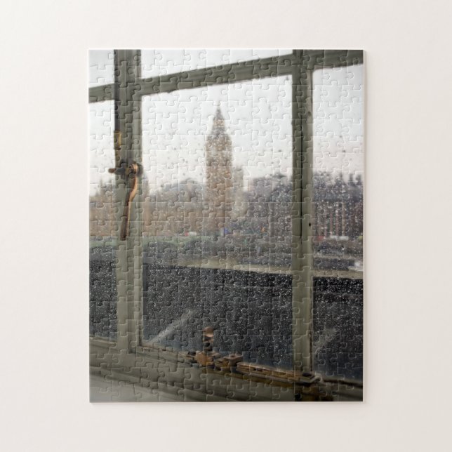 Rainy Day View sur Big Ben - London Puzzle (Vertical)