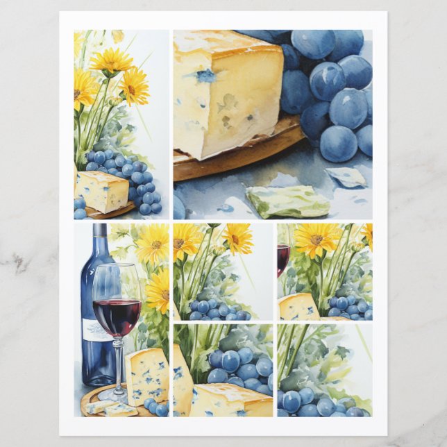 Raisin Bleu Fromage Vin 1: 2 sur 4 (Devant)