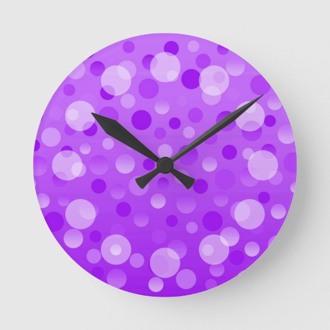 Raisin Fizz 'Bubbles' horloge ronde (Recto)