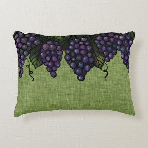 Raisins et vignes pourpres, Coussin d'accentuation