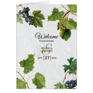 Raisins Grèce Île Mariage Ordre de service