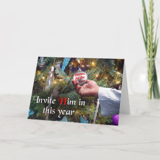 Raison de la saison, carte de Noël de Jésus