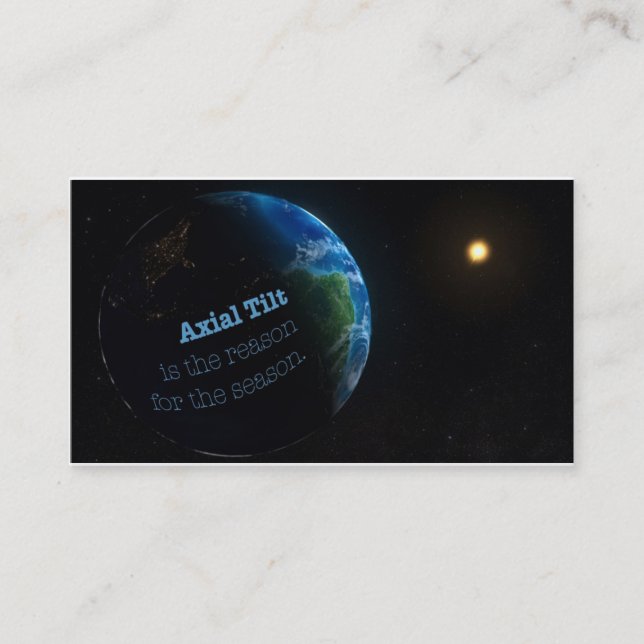 Raison du carte de visite de saison (Devant)