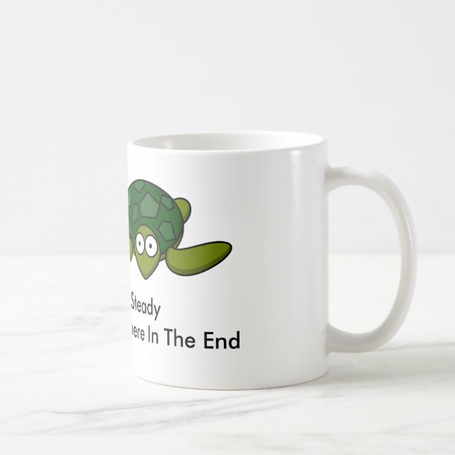 Ralentissez mais tasse régulière de blanc de (Droite)