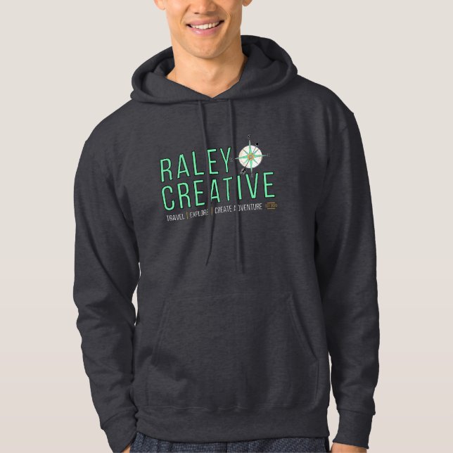 Raley Creative Dark Grey Sweat - shirt à capuche (Devant)
