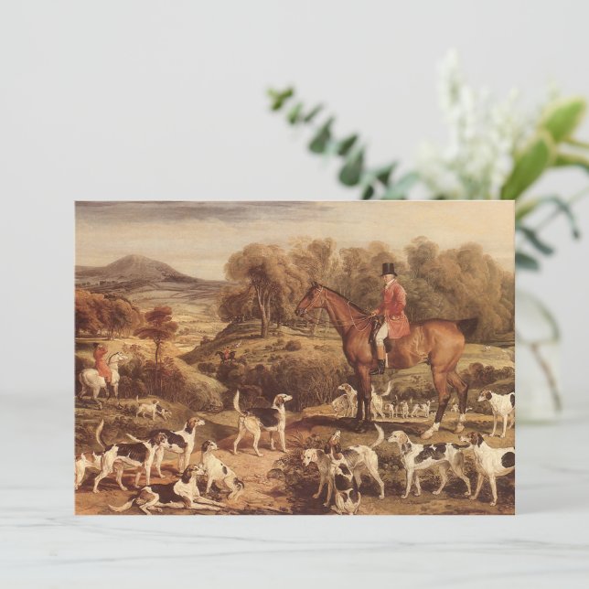 Ralph Lambton et ses Hounds par James Ward (Debout devant)