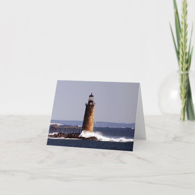 Ram Island Ledge Light, Portland Harbour Maine (Devant)
